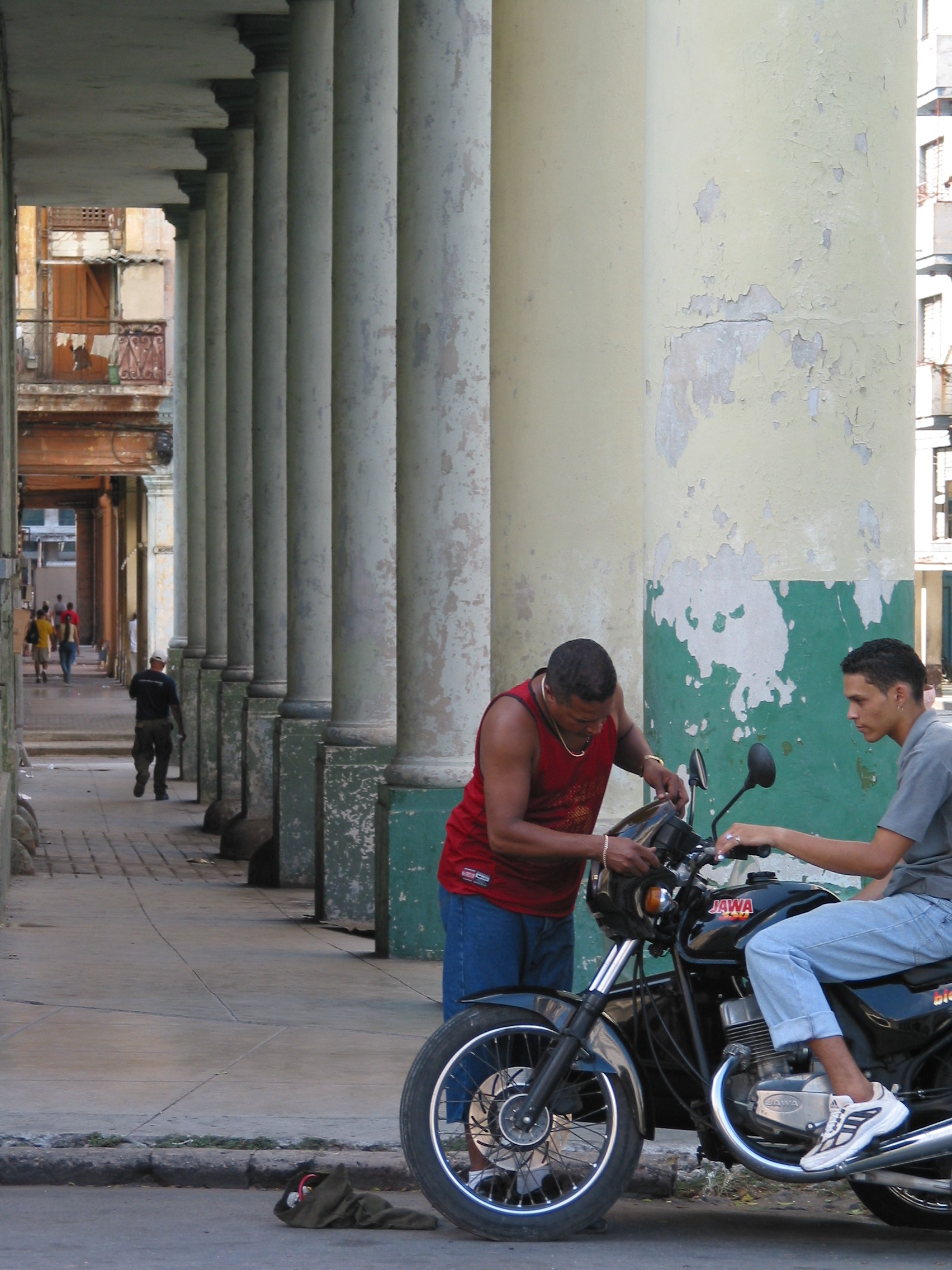 Columns of Havana, Cuba.